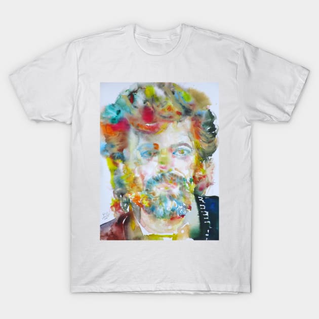 TERENCE MCKENNA watercolor portrait .2 T-Shirt by lautir